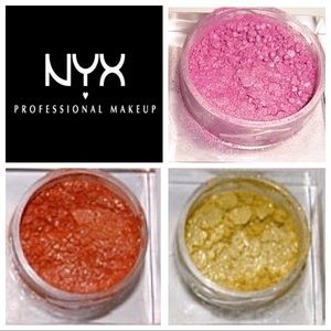 🎉HP🎉 NEW! NYX Chrome Eye Shadow Sunset Trio